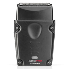 BaBylissPRO LO‑PROFX Compact Shaver – Aparat Profesional de Ras, Ultra‑Compact, Single Foil Black Titanium, Motor 10.000 RPM
