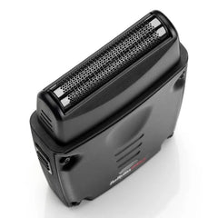 BaBylissPRO LO‑PROFX Compact Shaver – Aparat Profesional de Ras, Ultra‑Compact, Single Foil Black Titanium, Motor 10.000 RPM