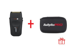 BabylissPro Aparat De Ras Double Foil FX3 Black + Cadou Geantă Pentru Foil FX3 Shaver